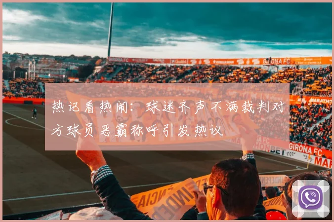 热记看热闹：球迷齐声不满裁判对方球员恶霸称呼引发热议